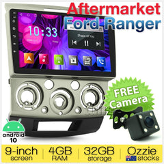 Apple CarPlay Android Auto For Ford Ranger PJ PK Radio Stereo MP3 MP4 Player USB