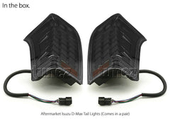 Smoked LED Tail Rear Lamp Light Isuzu D-Max LS SX RT50 RT85 Car Smoke DMAX