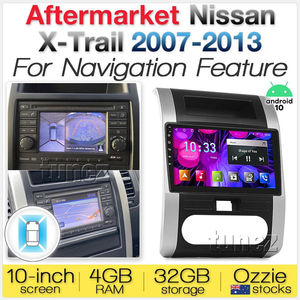 Apple CarPlay Android Auto For Nissan X-Trail T31 2007-2013 Stereo Radio MP3 MP4