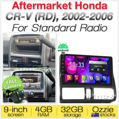 9" Android MP3 Car Player For Honda CRV CR-V RD 2002-2006 Stereo Radio Fascia