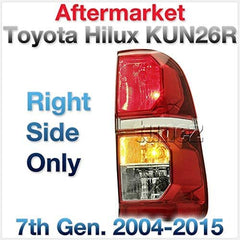 Right Side New Tail Light Rear Lamp Replacement For Toyota Hilux KUN26R 7th Generation AN10 AN20 AN30 Facelift Edition Right-Hand-Side Tail Lamp With Bulbs & Globe SR SR5 Workmate 2004-2015