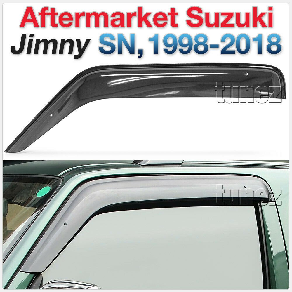 Window Door Visor Weathershield Weather Shield For Suzuki Jimny 1998-2018 SN
