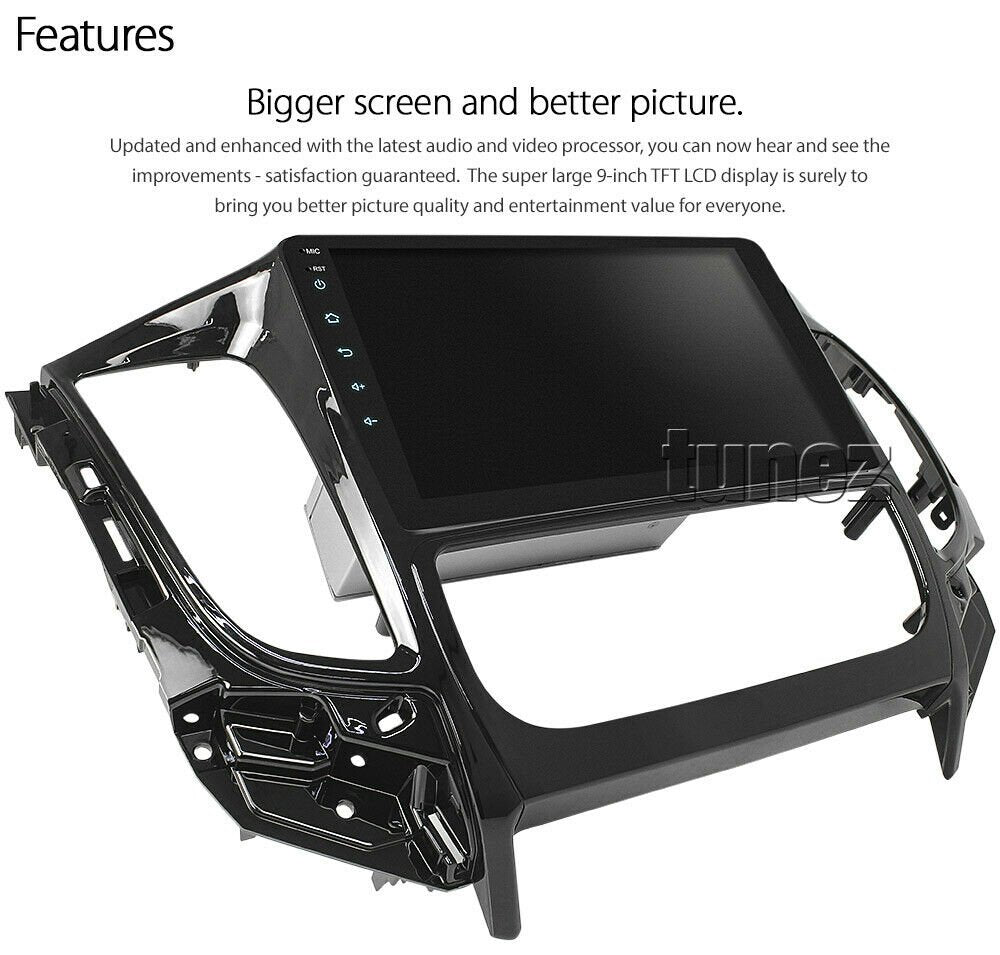 9" Android Car Player MP3 GPS For Mitsubishi Triton MQ MR 2017 Head Unit Radio
