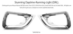 New LED Daytime Running Light DRL For Nissan Navara D23 NP300 Kit Fog Lamp