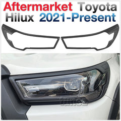 Headlight Head Light Lamp Cover For Toyota Hilux Mk3 2020 2021 2022 SR5 Rogue