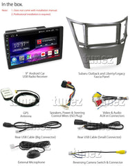 9" Android Car Player Stereo Radio Subaru Outback Liberty 2009-2014 USB MP3 MP4