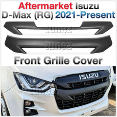 Black Grille Cover Guard Protector For Isuzu D-Max DMax RG 2020 2021 2022 Grill