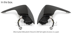 Smoke Sequential LED Tail Rear Lights Lamp For Mitsubishi Triton MQ 2015-2019