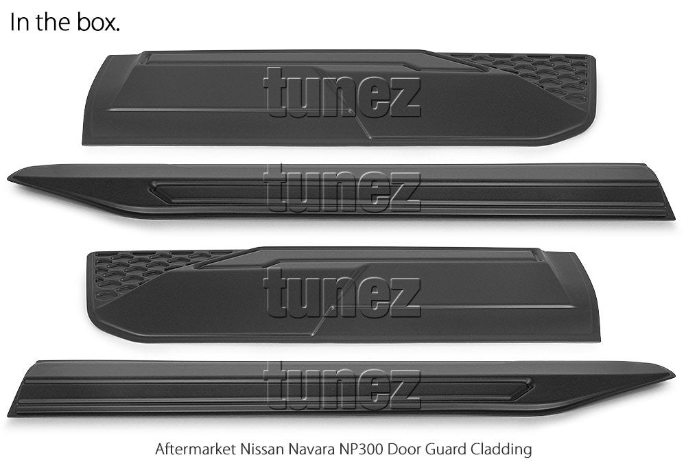 Door Guard Side Panel Protector Cladding Navara NP300 D23 2015-2024
