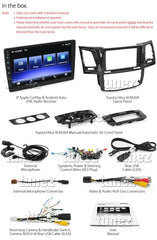 Apple CarPlay Android Auto For Toyota HiLux 2005-2014 Stereo Radio GPS Fascia