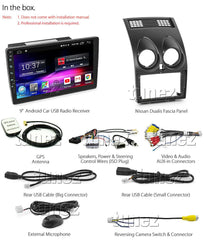 9" Android MP3 Car Player GPS For Nissan Dualis J10 2007-2012 Radio Head Unit
