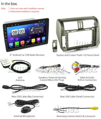 9" Android Car Player MP3 For Toyota Land Cruiser Prado J150 Stereo Radio GPS