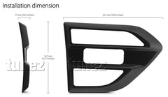Ford Ranger Everest PX MK2 MK3 T6 2015 2016 2017 2018 2019 Black Side Vent Cover