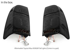 NEW Smoke LED Tail Rear Lamp Light Set For Toyota Hilux 2005-2014 SR5 KUN26R