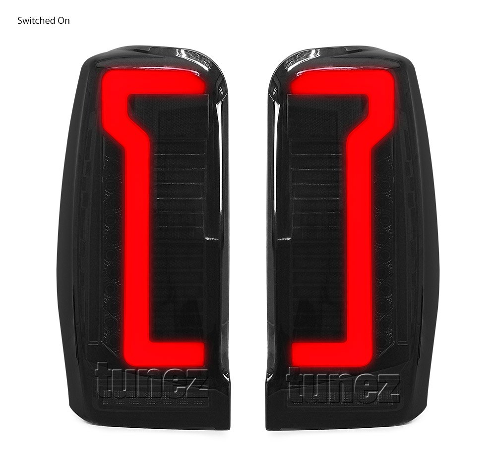 NEW Smoke Full LED Tail Lights Lamp Rear For Mitsubishi Triton MR 2020 2021 2022