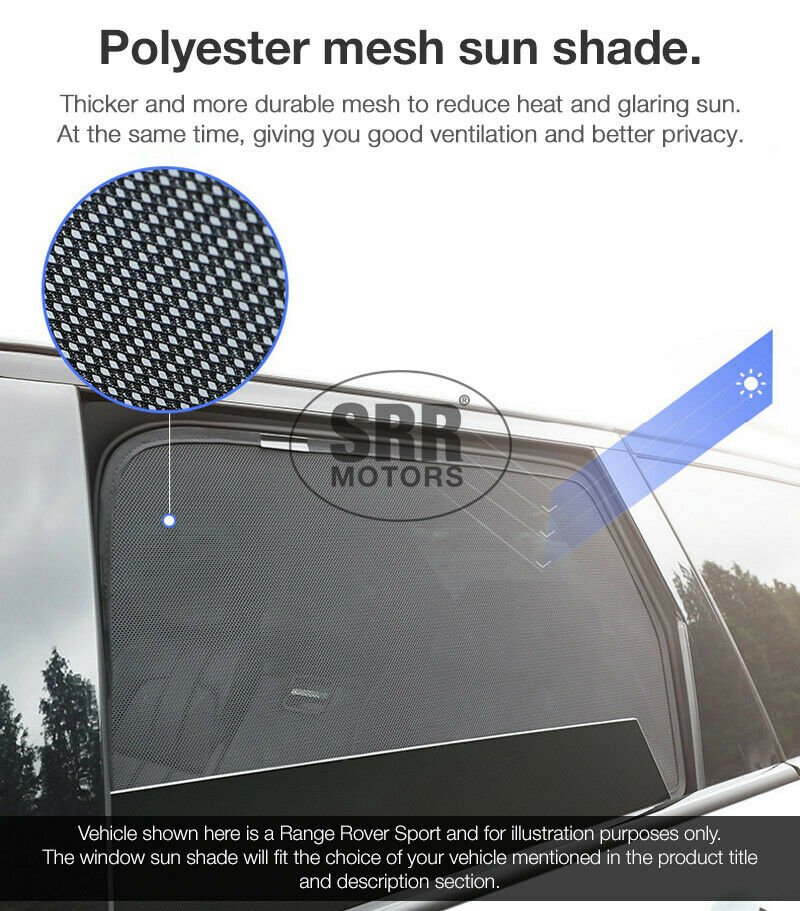 Custom Magnetic Sun Shade Rear Door Car Window For Subaru Forester SJ 2013-2018