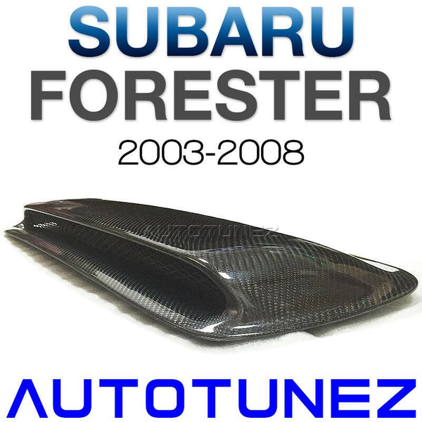 Carbon Fiber Air Intake Vent Hood Scoop Bonnet For Subaru Forester SG 2003-2008