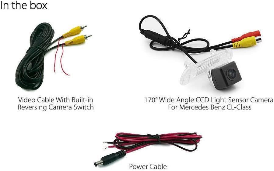 Car Reverse Rear View Parking Reversing Camera for Mercedes Benz CL-Class C215 W215