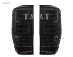 NEW Smoke Sequential LED Tail Rear Light Lamp For Ford Ranger Raptor T6 PX