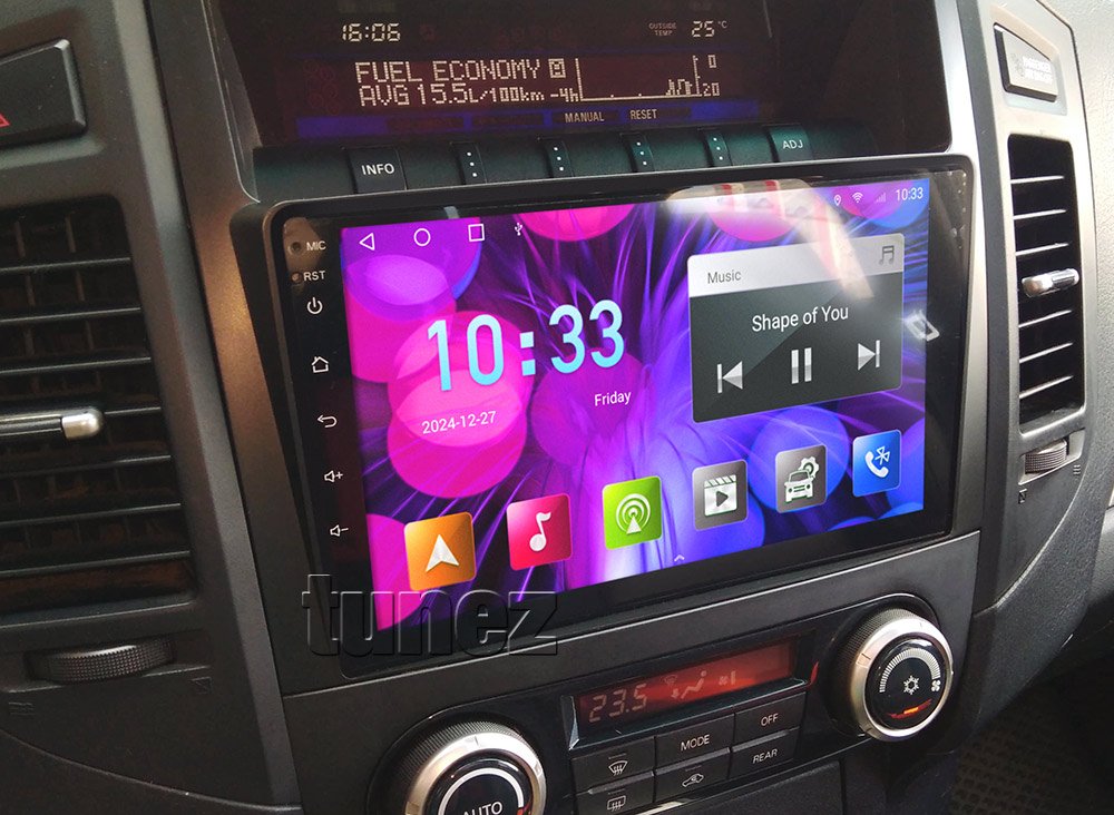 Apple CarPlay Android Auto For Mitsubishi Pajero NT NW NX 2006-2015 Radio Stereo