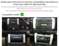 Car Android Stereo Land Rover Freelander 1 Head Unit MP3 MP4 MKV Player Radio BT