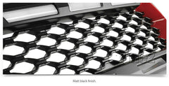 LED Matt Black Grille For Ford Ranger Wildtrak MK3 T6 PX Matte Grill Front Mesh