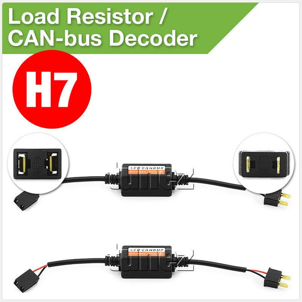 H7 Car LED Load Resistor CAN-Bus CANBus Decoder Error Free Bulb Light Adapter