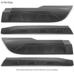 Door Guard Side Protector Cover Cladding For Mitsubishi Triton MR 2021 2022