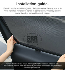 Custom Magnetic Sun Shade Rear Door Car Window For Isuzu D-Max DMax RT50 RT85 S