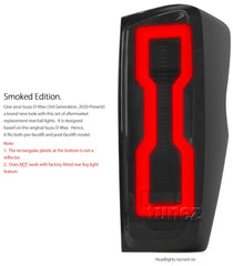 Smoke Animated Startup LED Tail Lights Lamp for Isuzu D-Max DMax 2021 2022