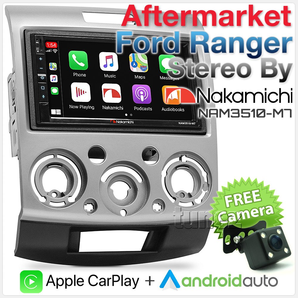 Apple CarPlay Android Auto For Ford Ranger PJ PK USB MP3 MP4 Stereo Radio
