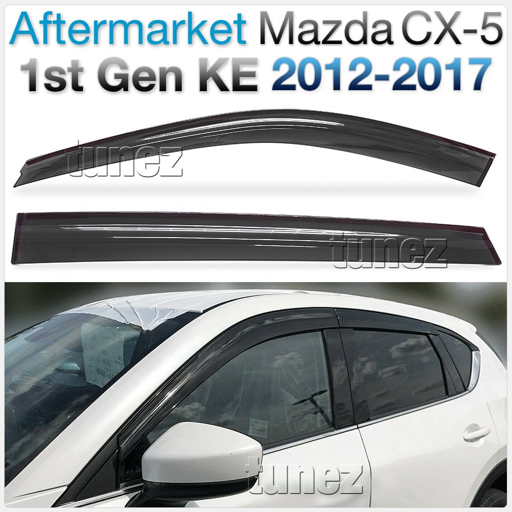 Window Door Visor Weathershield Weather Shield For Mazda CX-5 CX5 KE 2012-2017