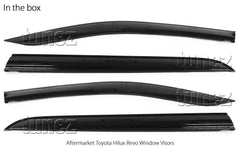 Window Door Visor Weathershield Weather Shield For Toyota Hilux SR SR5 Workmate