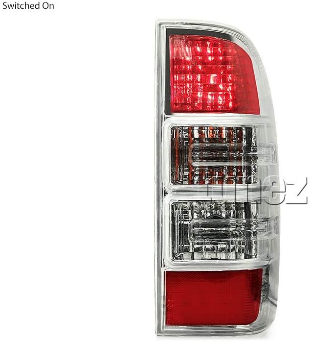 Right Side Replacement Rear Tail Light Lamp for Ford Ranger PJ PK 2007-2011 Ute Right Hand Side XL XL Hi-Rider XLT XLT Hi-Rider Wildtrak New Facelift Edition With Bulbs & Globe