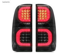 LED Tail Rear Lamp Lights Set Pair For Toyota Hilux KUN 26 SR SR5 Workmate