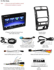9 Inches Indash Car Audio Radio Stereo Replacement for Suzuki Jimny 2006-2018 Head Unit Radio Stereo Support Apple CarPlay Android Auto RMVB MP3 MP4 AVI MKV Full High Definition FHD