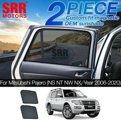 Custom Magnetic Sun Shade Rear Door Car Window Mitsubishi Pajero 2006-2020 NW NX