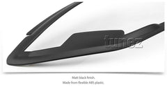 Matte Black Front Tail Rear Light Lamp Cover Ford Ranger T6 Wildtrak 2011-2014