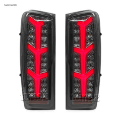 Smoke Avant Black Sequential LED Tail Lights Lamp for Isuzu D-Max DMax 2021 2022