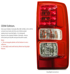 RIGHT LED Tail Rear Lamp Light For Holden Colorado RG 2012-2019 LTZ LS Z71 LT