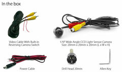 CCD Waterproof Night Car Reverse Camera Rear View Parking Adjustable Angle Small