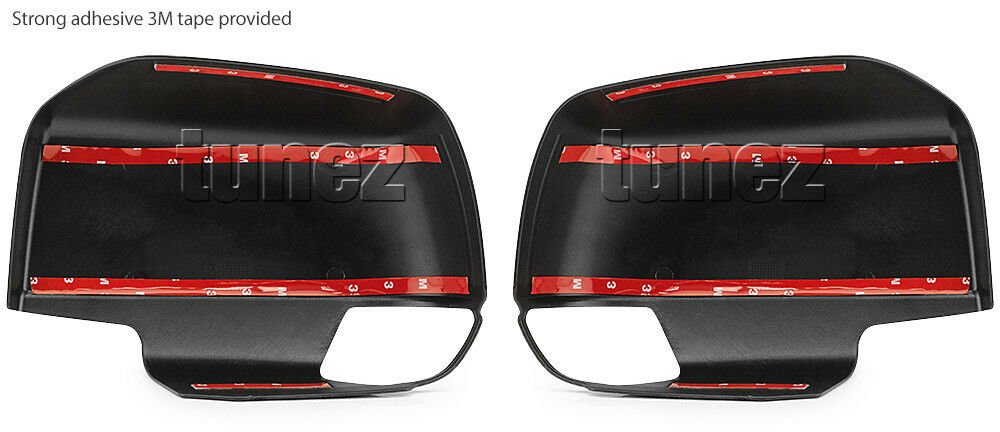 Matte Matt Black Side Mirror Cover Guard For Holden Colorado LT LTZ LS LSX