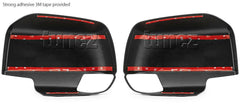 Matte Matt Black Side Mirror Cover Guard For Holden Colorado LT LTZ LS LSX