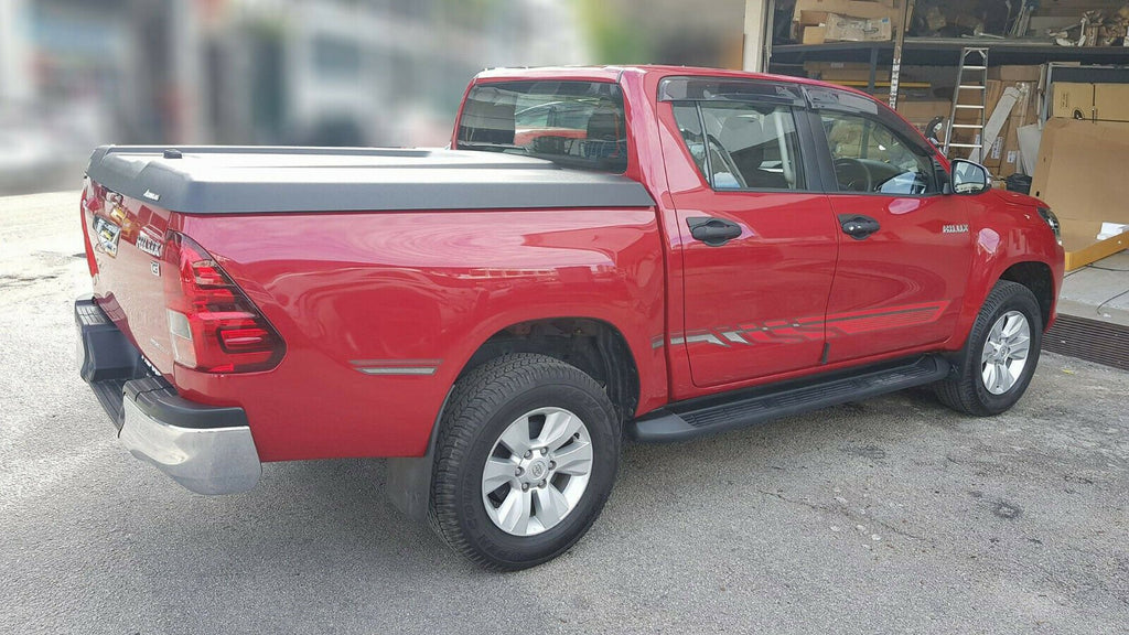 4x Door Handle Cup Guard Cover Matt Black For Toyota Hilux 2017 2018 2019 GUN1