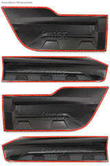 Door Guard Side Protector Cover Cladding For Mitsubishi Triton MR 2021 2022