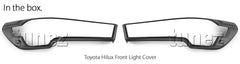 Headlight Head Light Lamp Cover For Toyota Hilux Mk3 2020 2021 2022 SR5 Rogue