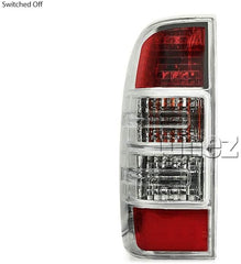 Left Side Replacement Rear Tail Light Lamp for Ford Ranger PJ PK 2007-2011 Ute Left Hand Side XL XL Hi-Rider XLT XLT Hi-Rider Wildtrak New Facelift Edition With Bulbs & Globe