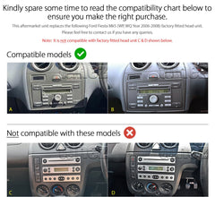 9" Android Car MP3 Player For Ford Fiesta Mk5 2006-2008 Stereo Radio MP4 WP