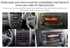 Apple CarPlay Android Auto Car Stereo Radio Suzuki Jimny 2006-2018 Head Unit MP3