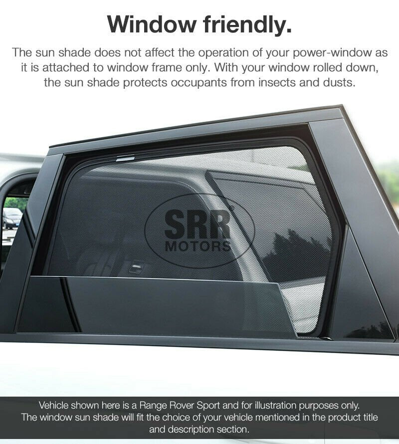 Magnetic Car Sun Shade Rear Door Quarter Window For Toyota Land Cruiser J200 200